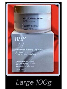 WNP Duo Cleansing Clay Mask 100g -Deep Clean & Hydrate EXP 9-2027